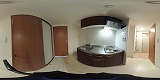 グランノーヴァキッチンの360度パノラマビューのサムネイル