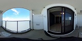 ＫＤＸレジデンス南草津バルコニーの360度パノラマビューのサムネイル
