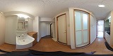 第2太陽ハイツ南草津キッチンの360度パノラマビューのサムネイル