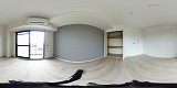 グッドライフ南草津Ⅰ居室の360度パノラマビューのサムネイル