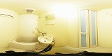 グッドライフ南草津Ⅰ風呂の360度パノラマビューのサムネイル