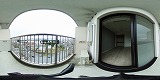 グッドライフ南草津Ⅰバルコニーの360度パノラマビューのサムネイル
