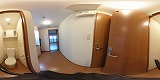 エンゼルプラザイースト1トイレの360度パノラマビューのサムネイル