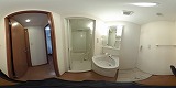 エンゼルプラザイースト1洗面所の360度パノラマビューのサムネイル