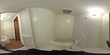 エンゼルプラザイースト1お風呂の360度パノラマビューのサムネイル