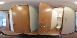 エンゼルプラザイースト1トイレの360度パノラマビューのサムネイル