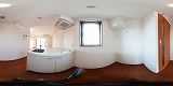 エンゼルプラザイースト1キッチンの360度パノラマビューのサムネイル