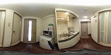 メゾンクレール(食事サポート付)キッチンの360度パノラマビューのサムネイル