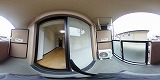 メゾンクレール(食事サポート付)バルコニーの360度パノラマビューのサムネイル