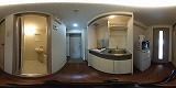 メゾンクレール(食事サポート付)キッチンの360度パノラマビューのサムネイル