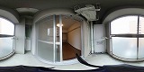 グラフィーネ草津野路バルコニーの360度パノラマビューのサムネイル