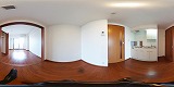エンゼルプラザイースト2キッチンの360度パノラマビューのサムネイル