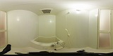 エンゼルプラザイースト2お風呂の360度パノラマビューのサムネイル
