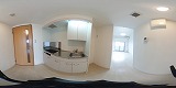 エンゼルプラザイースト2キッチンの360度パノラマビューのサムネイル