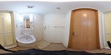 エンゼルプラザイースト2洗面所の360度パノラマビューのサムネイル