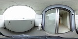 エンゼルプラザイースト2バルコニーの360度パノラマビューのサムネイル