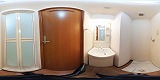 エンゼルプラザ南草津駅前洗面所の360度パノラマビューのサムネイル