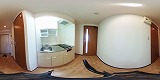 エンゼルプラザ南草津駅前キッチンの360度パノラマビューのサムネイル