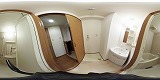 コープ美山Ⅱ洗面所の360度パノラマビューのサムネイル