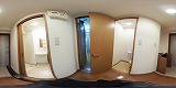 コープ美山Ⅱ廊下の360度パノラマビューのサムネイル