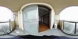 コープ美山Ⅱバルコニーの360度パノラマビューのサムネイル