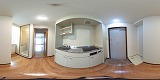 PALACIO K1(パラシオK1)キッチンの360度パノラマビューのサムネイル