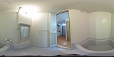 PALACIO K1(パラシオK1)風呂の360度パノラマビューのサムネイル