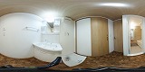 野路一番館(1LDKリノベ)洗面所の360度パノラマビューのサムネイル