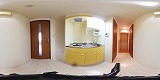 グランソレイユ3キッチンの360度パノラマビューのサムネイル