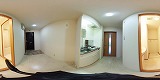 ブライト45キッチンの360度パノラマビューのサムネイル