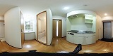 PALACIO K2(パラシオK2)キッチンの360度パノラマビューのサムネイル