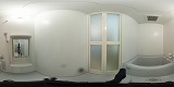 PALACIO K2(パラシオK2)風呂の360度パノラマビューのサムネイル