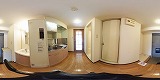 クレアトゥール21キッチンの360度パノラマビューのサムネイル
