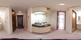 グレースフル18キッチンの360度パノラマビューのサムネイル