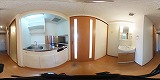 太陽ハイツ南草津3キッチンの360度パノラマビューのサムネイル