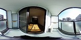 ラクーンＤ1バルコニーの360度パノラマビューのサムネイル