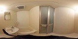 ラクーンＤ1風呂の360度パノラマビューのサムネイル