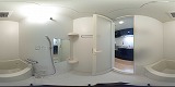 メゾンクレールⅢ風呂の360度パノラマビューのサムネイル