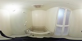 STキューブ(食事付マンション)風呂の360度パノラマビューのサムネイル