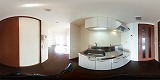 マリーベル南草津キッチンの360度パノラマビューのサムネイル