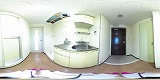 マリーベルハイツＣ，Ｄ棟キッチンの360度パノラマビューのサムネイル