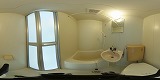ハイツ玉川４ユニットバスの360度パノラマビューのサムネイル