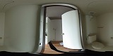 ハイツ玉川５トイレの360度パノラマビューのサムネイル