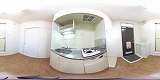 ピーチハイム福井キッチンの360度パノラマビューのサムネイル
