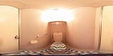 パレ南笠佐わらびトイレの360度パノラマビューのサムネイル