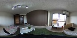クローバーハイツ1居室の360度パノラマビューのサムネイル