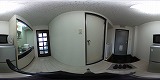 クローバーハイツ1玄関の360度パノラマビューのサムネイル