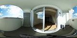 felicia(フェリシア)うさぎバルコニーの360度パノラマビューのサムネイル