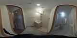 ジラソーレ洗面所の360度パノラマビューのサムネイル