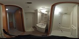 ユニティー南草津洗面所の360度パノラマビューのサムネイル